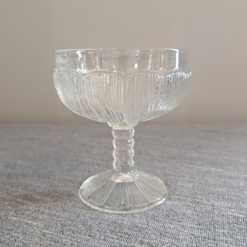 Zabkowice Poland  "Cora" Glass Compote by Eryka Trzewik-Drost, EUC